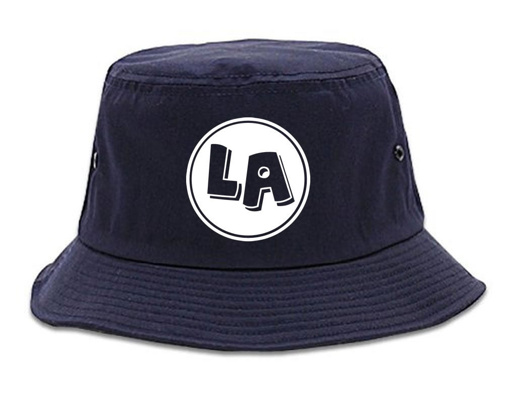 LA Circle Chest Los Angeles Bucket Hat By Kings Of NY