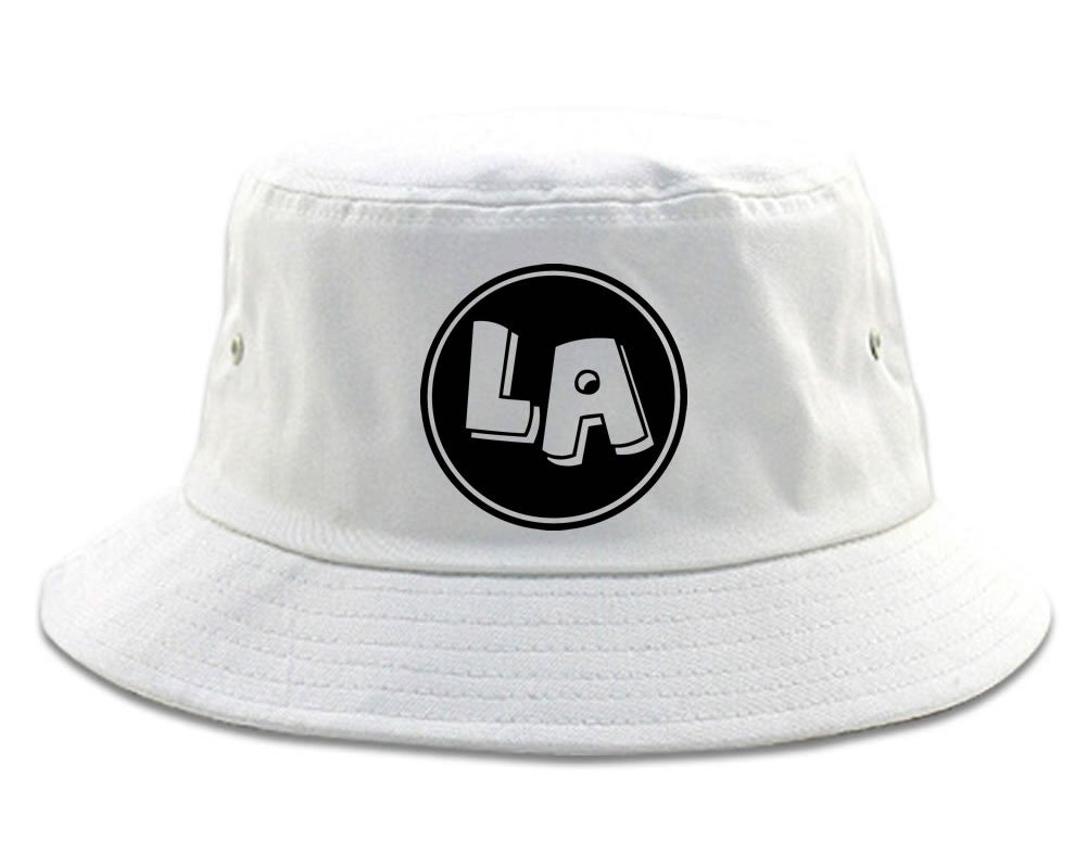 LA Circle Chest Los Angeles Bucket Hat By Kings Of NY