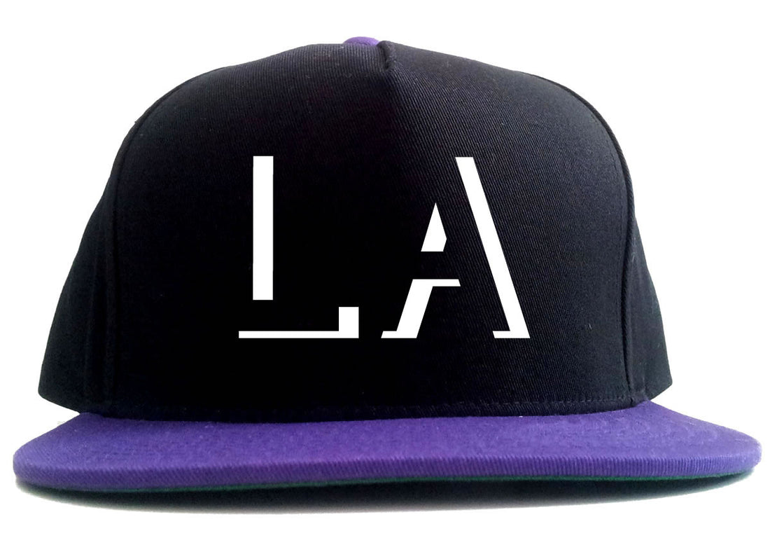 LA Shadow Logo Los Angeles in Black and Purple by Kings Of NY