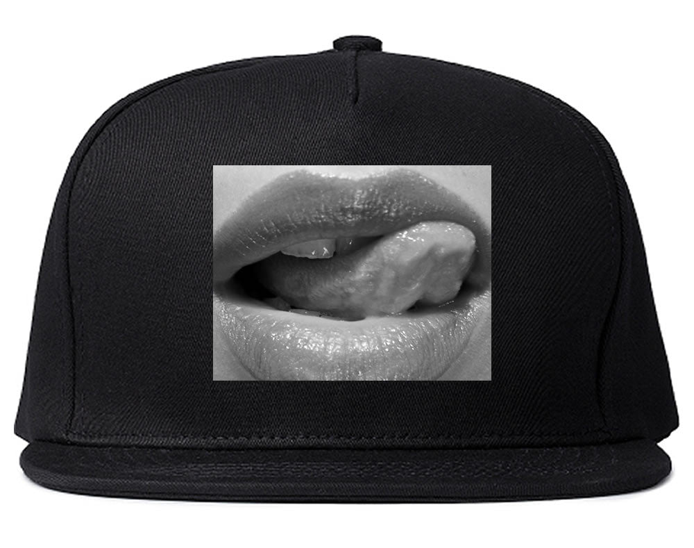 Togue Licking Lips Snapback Hat By Kings Of NY