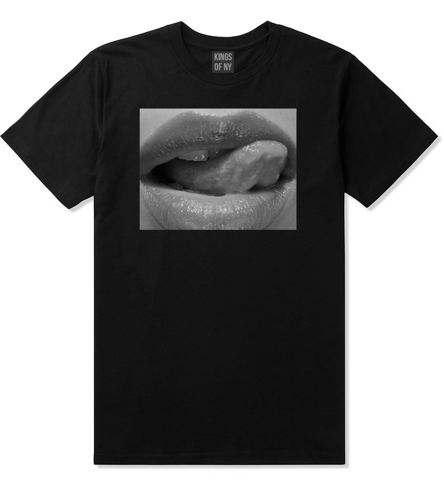 Togue Licking Lips T-Shirt By Kings Of NY