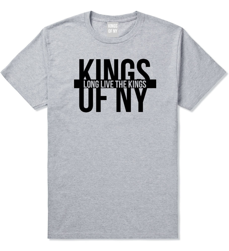 Long Live the Kings T-Shirt in Grey by Kings Of NY