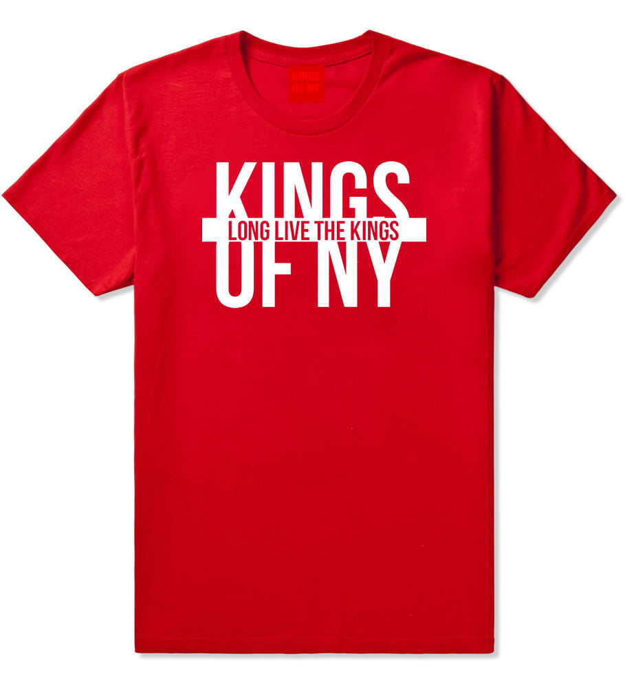 Long Live the Kings T-Shirt in Red by Kings Of NY