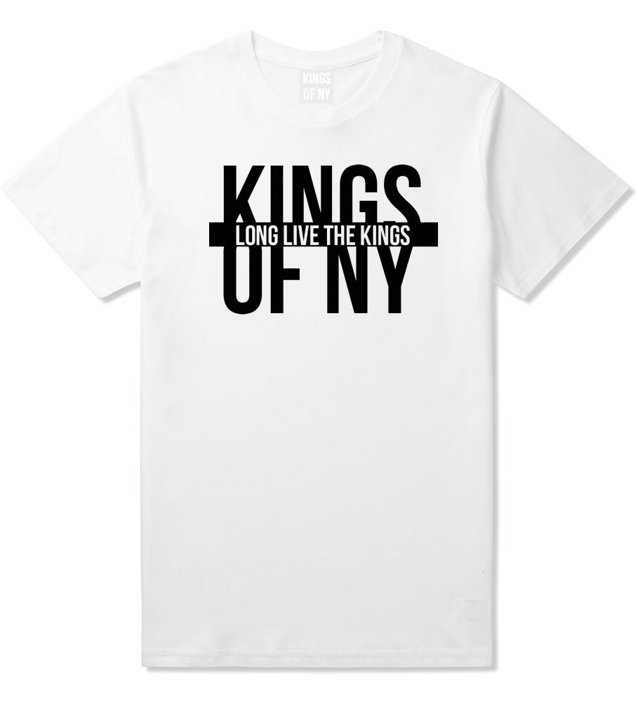 Long Live the Kings T-Shirt in White by Kings Of NY