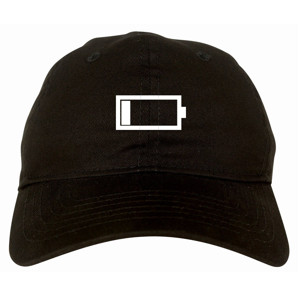 Low Battery Cell Phone Meme Emoji Dad Hat Cap