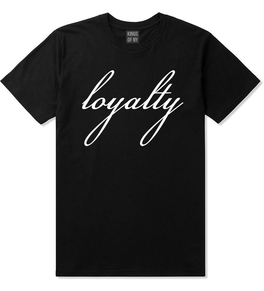 Loyalty Respect Aint New York Hoes Boys Kids T-Shirt In Black by Kings Of NY