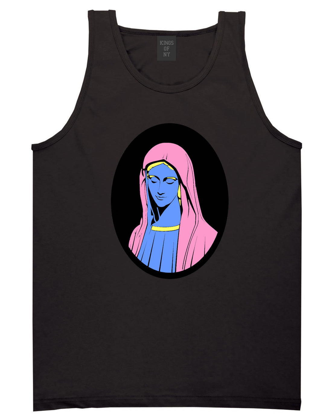 Mary Mother Of Jesus Pink Tank Top