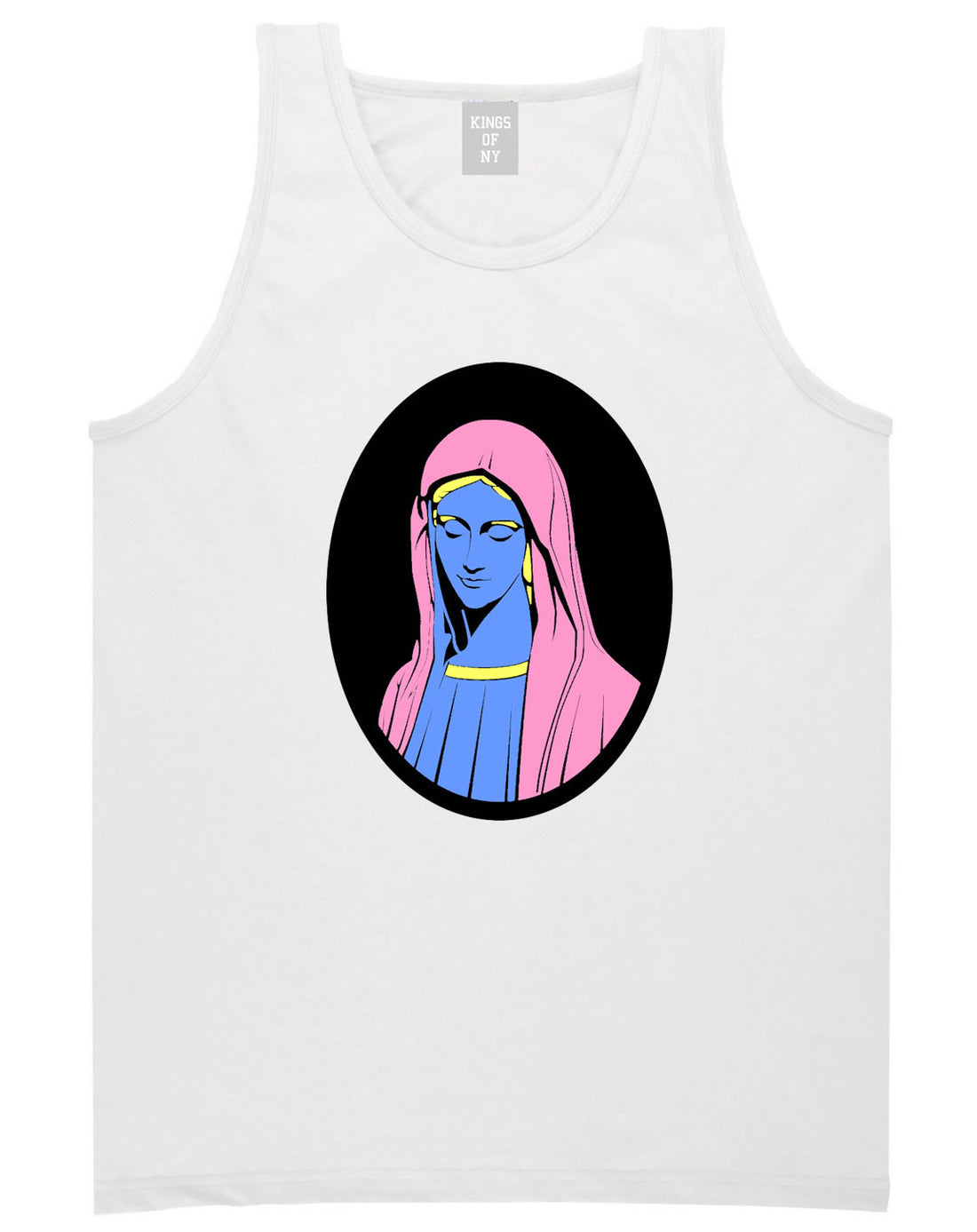 Mary Mother Of Jesus Pink Tank Top