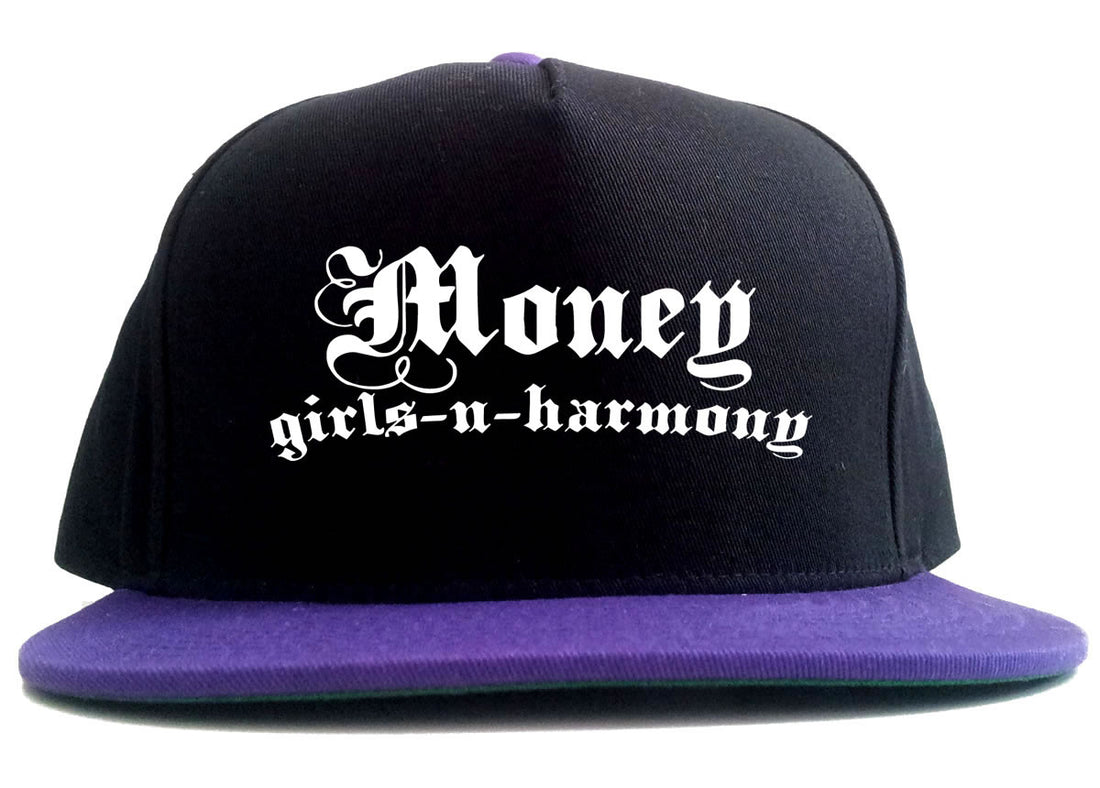Money Girls And Harmony 2 Tone Snapback Hat By Kings Of NY