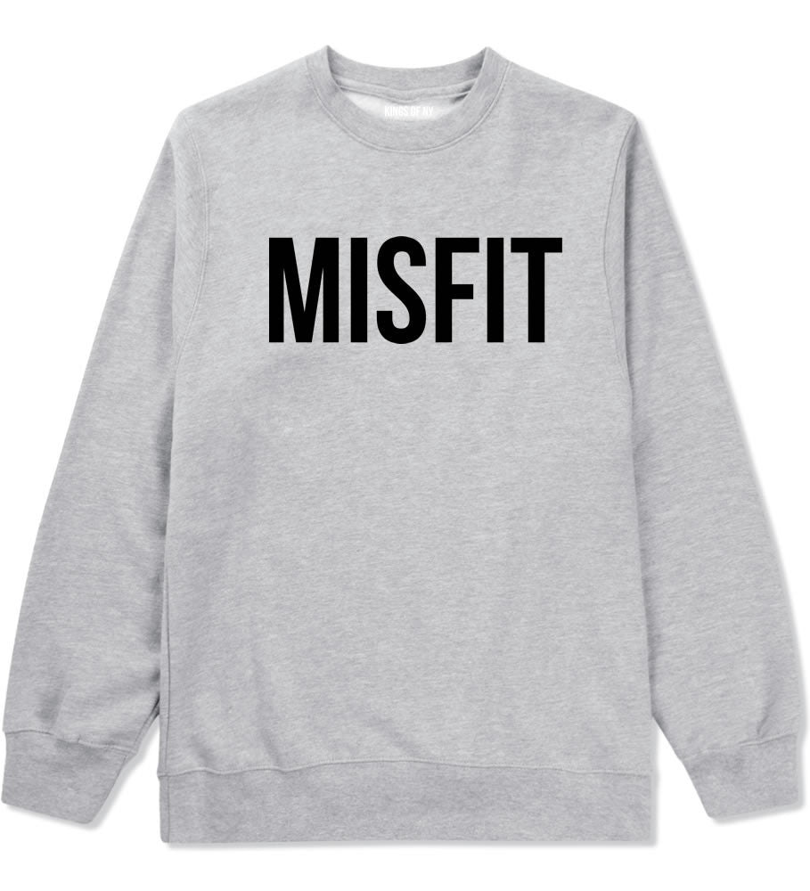Kings Of NY Misfit Crewneck Sweatshirt in Grey