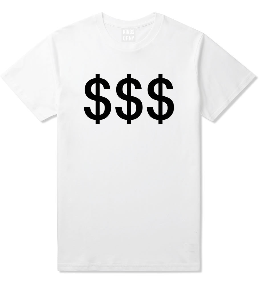 Kings Of NY Money Signs T-Shirt in White