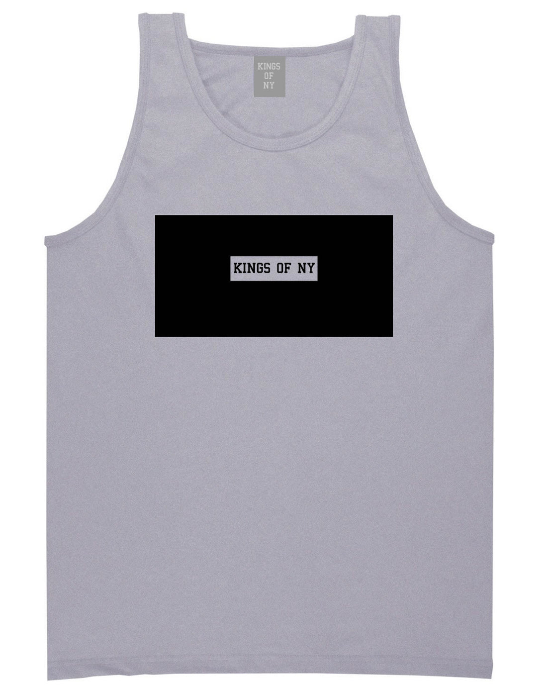 New York Logo 2006 Style Trill Tank Top In Grey by Kings Of NY