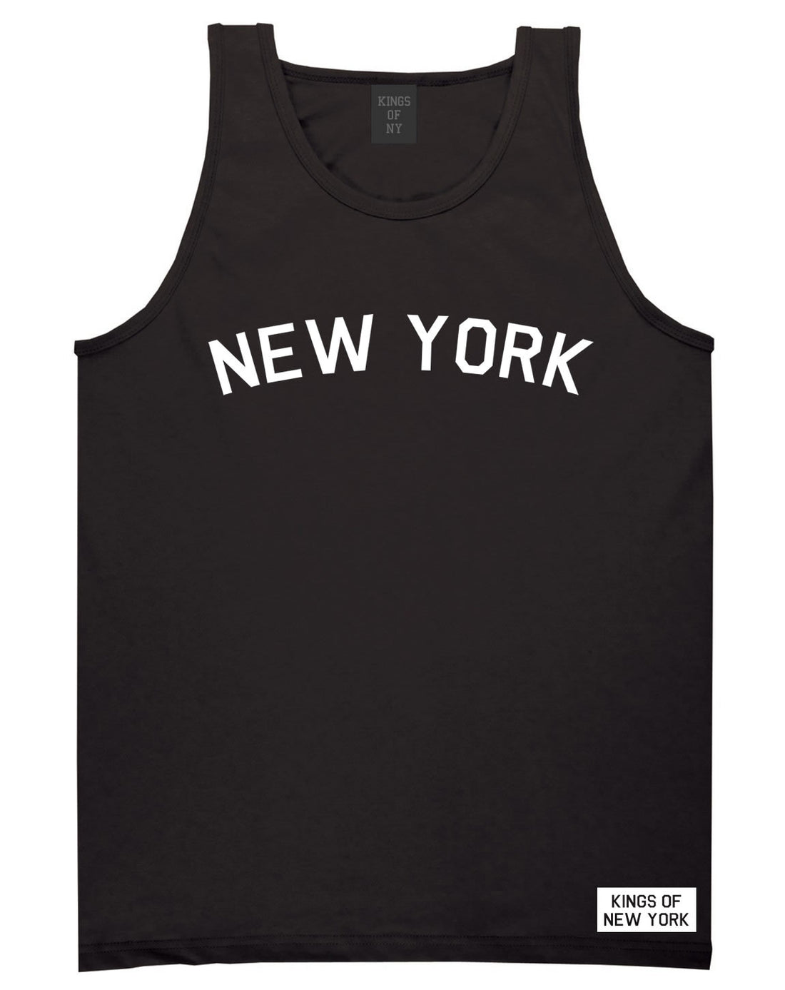 New York Arch Tank Top in Black by Kings Of NY