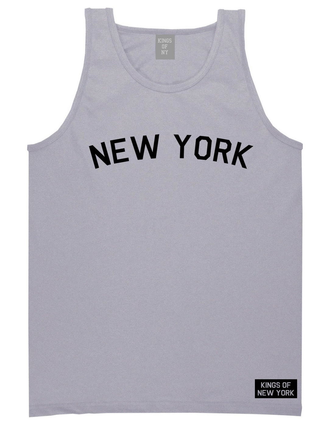 New York Arch Tank Top in Grey by Kings Of NY