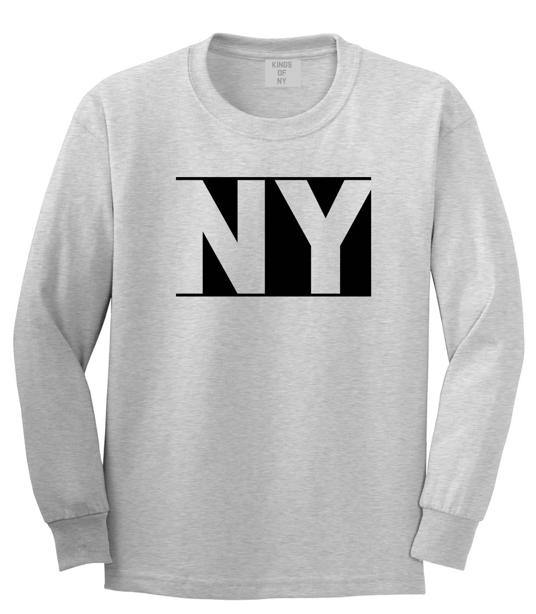 NY Block New York Long Sleeve T-Shirt in Grey