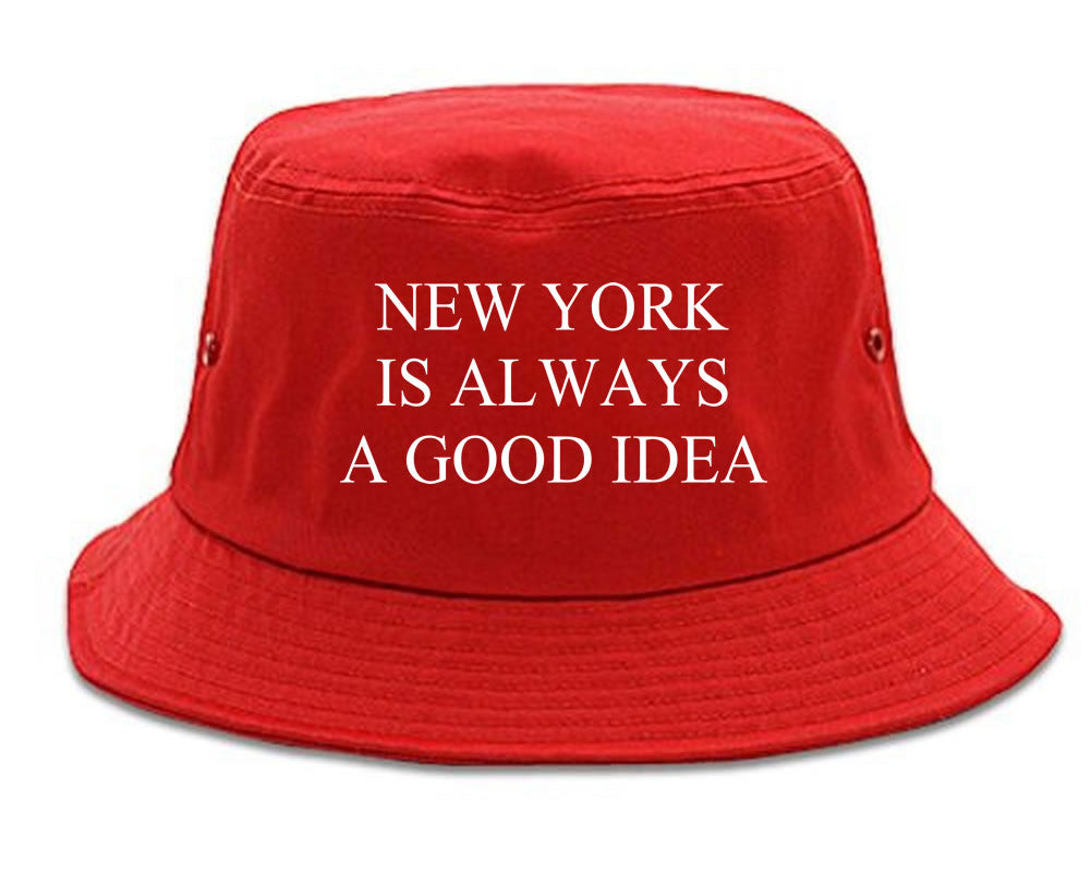 New York Is Always A Good Idea Bucket Hat by Kings Of NY