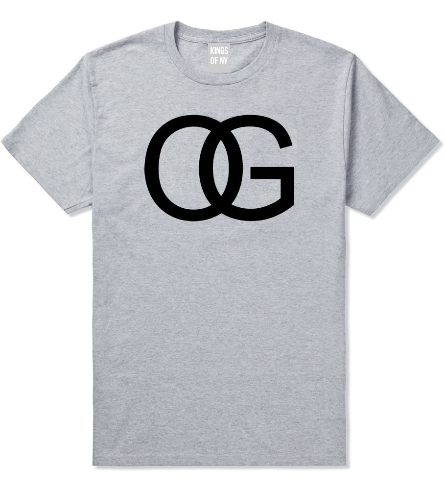 OG Original Gangsta Gangster Style Green Boys Kids T-Shirt In Grey by Kings Of NY