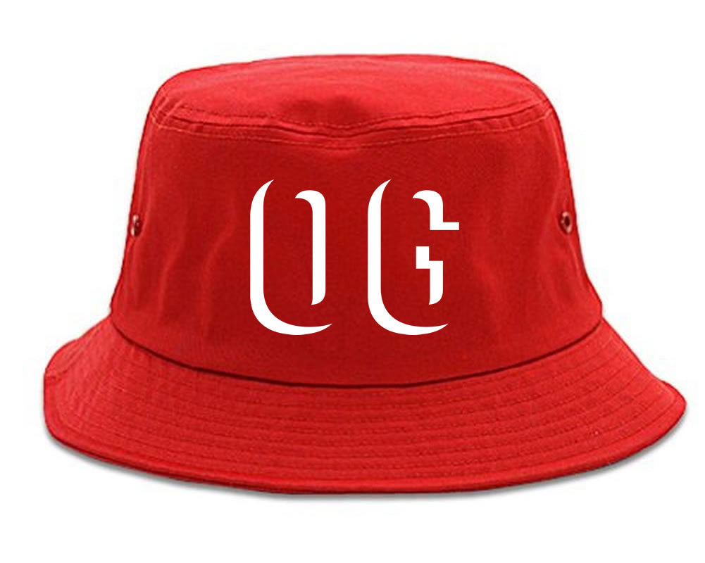 OG Shadow Originial Gangster Bucket Hat in Red by Kings Of NY