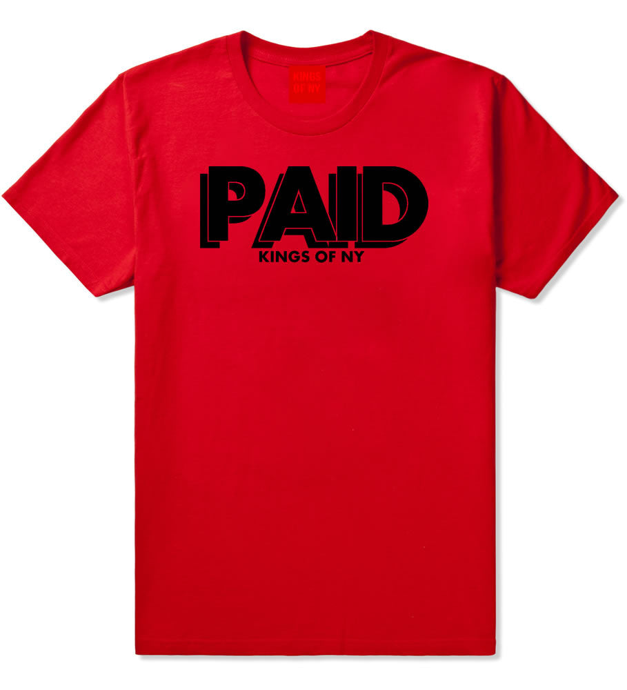 PAID Kings Of NY W15 T-Shirt in Red By Kings Of NY
