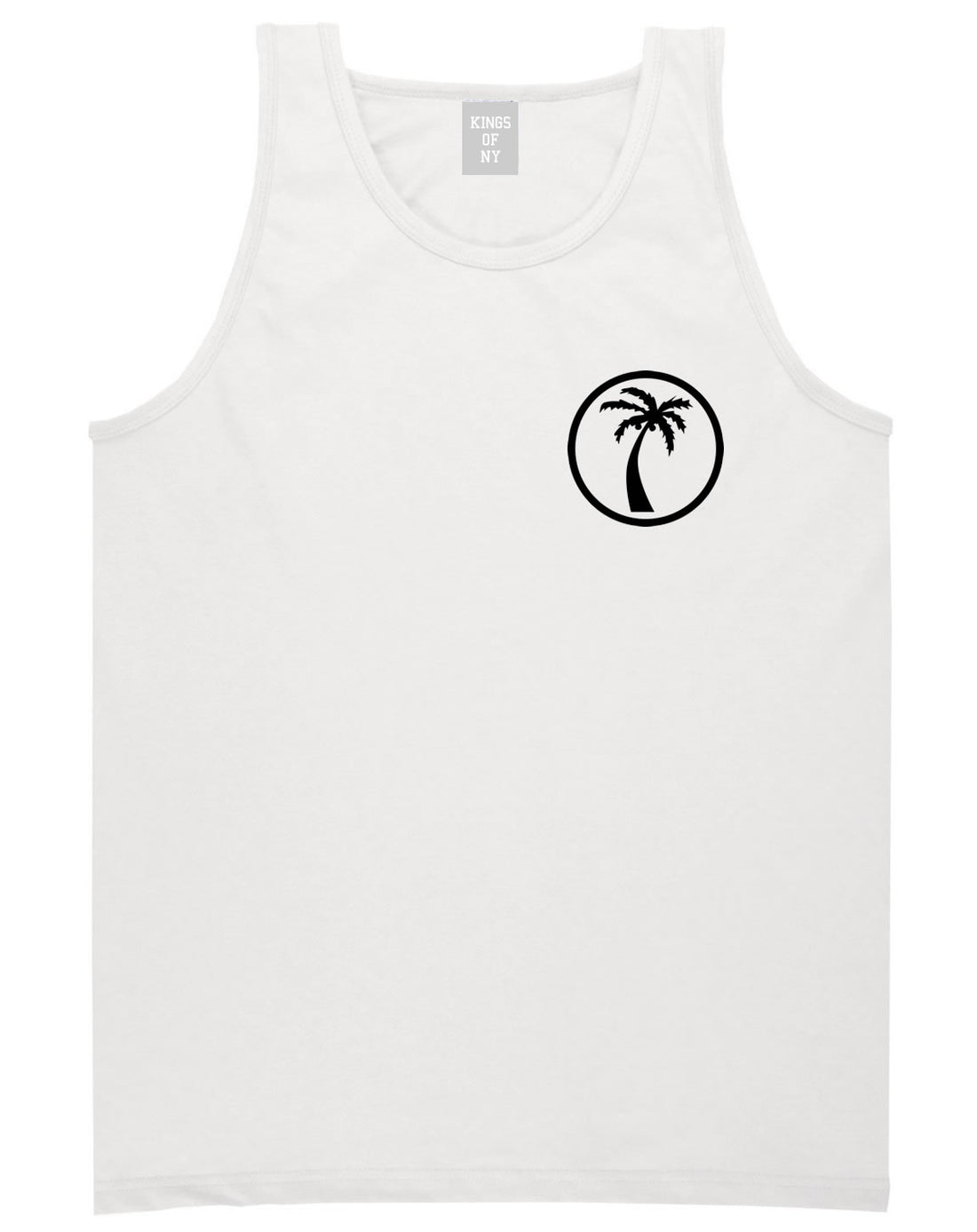 Palm Tree Chest Logo Tank Top