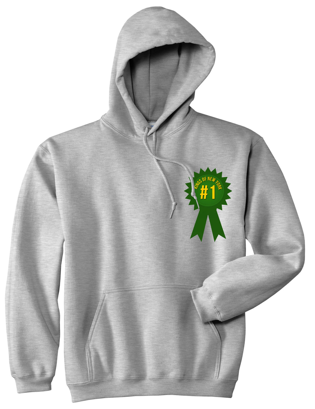 Grand Prize Champions Pullover Hoodie Hoody in Grey
