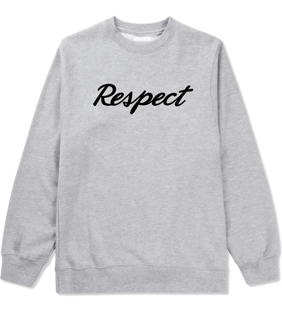 Kings Of NY Respect Crewneck Sweatshirt in Grey
