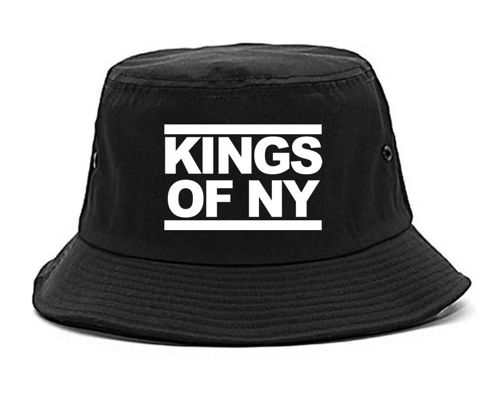 Kings Of NY Run DMC Logo Style Bucket Hat By Kings Of NY