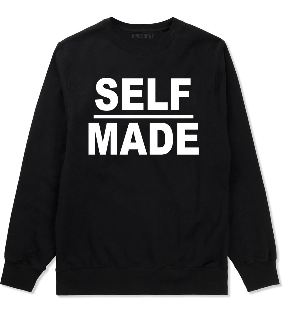 Kings Of NY Self Made Crewneck Sweatshirt in Black