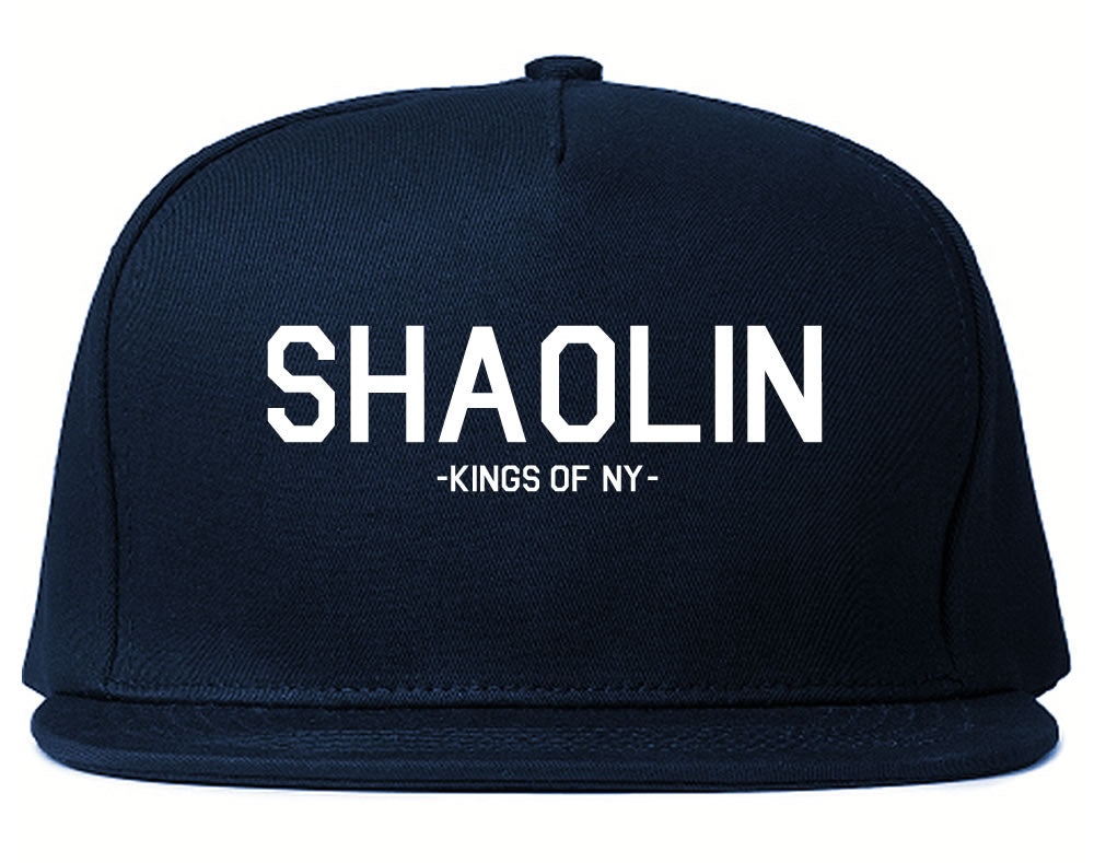 Shaolin Staten Island New York Mens Snapback Hat Navy Blue