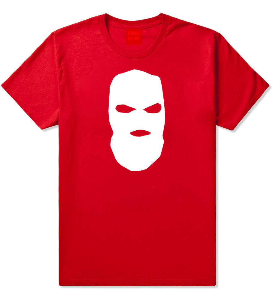 Ski Mask Way Robber Boys Kids T-Shirt in Red By Kings Of NY