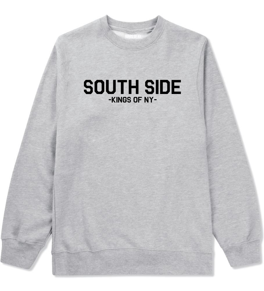 South Side Central Hood Crewneck Sweatshirt in Grey