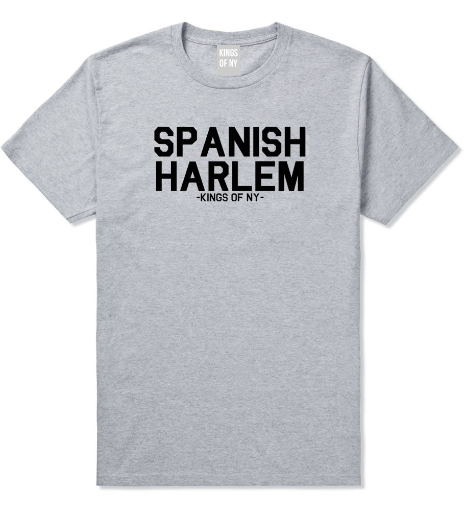 Spanish Harlem New York T-Shirt in Grey