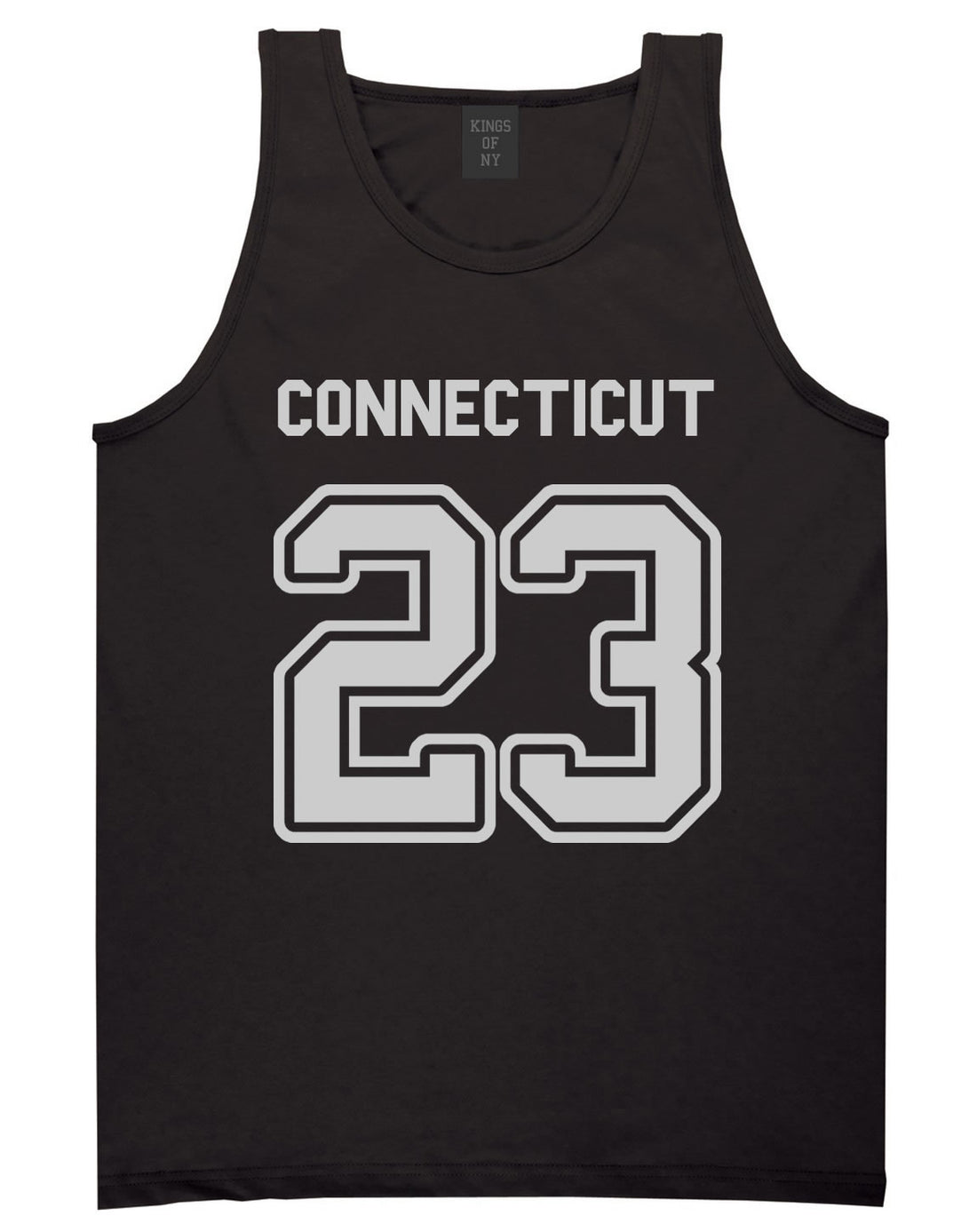 Sport Style Connecticut 23 Team State Jersey Mens Tank Top By Kings Of NY