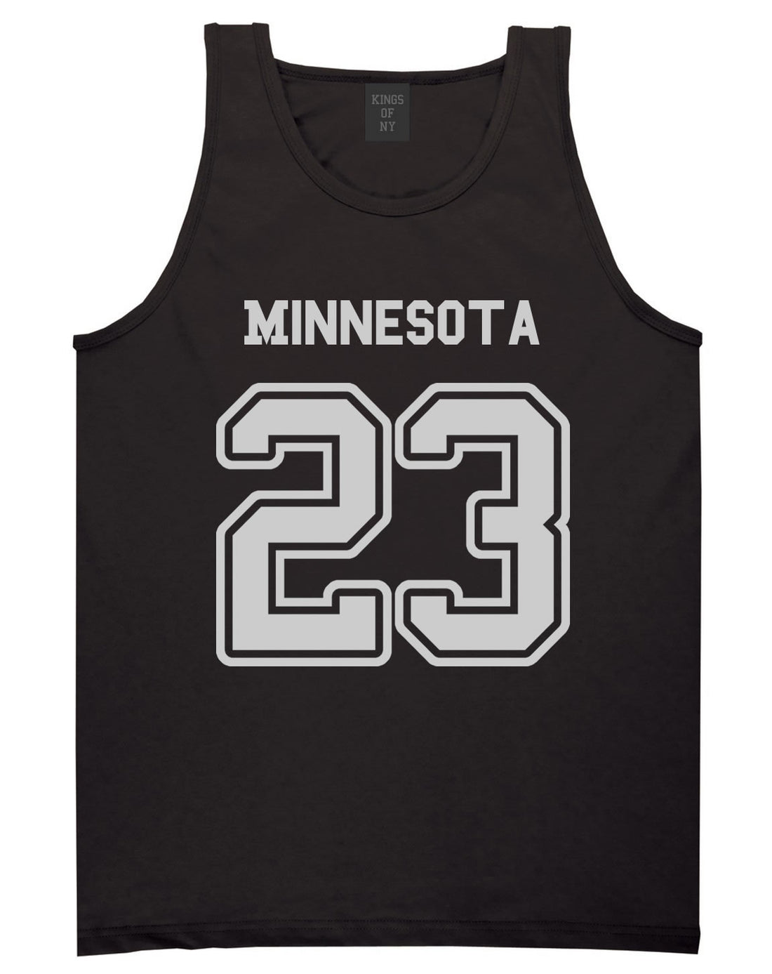 Sport Style Minnestoa 23 Team State Jersey Mens Tank Top By Kings Of NY
