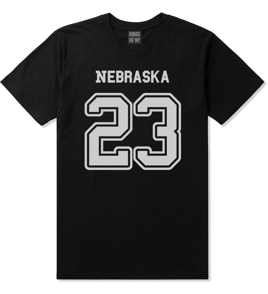 Sport Style Nebraska 23 Team State Jersey Mens T-Shirt By Kings Of NY