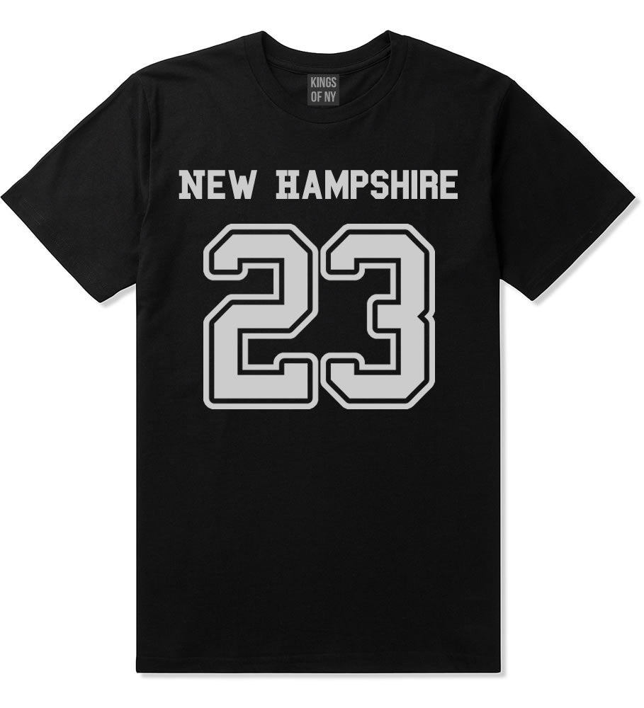 Sport Style New Hampshire 23 Team State Jersey Mens T-Shirt By Kings Of NY