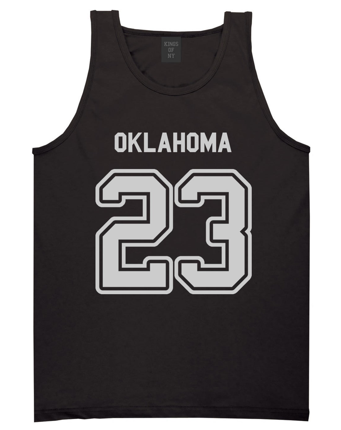 Sport Style Oklahoma 23 Team State Jersey Mens Tank Top By Kings Of NY
