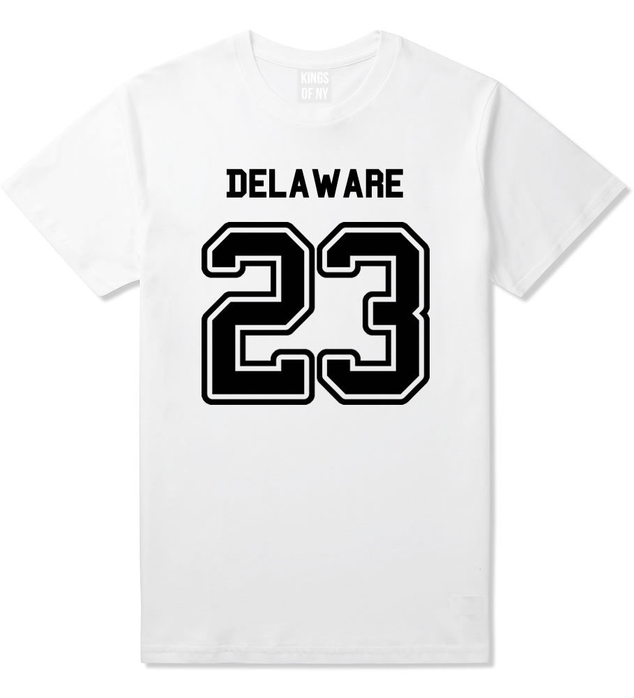 Sport Style Delaware 23 Team State Jersey Mens T-Shirt By Kings Of NY