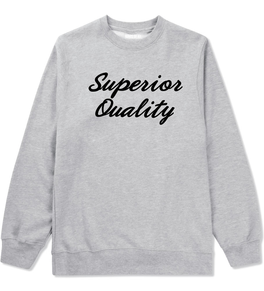 Kings Of NY Superior Quality Crewneck Sweatshirt in Grey