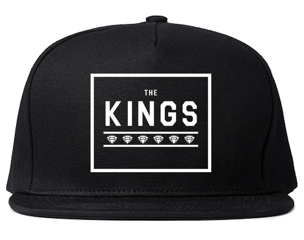 The Kings Diamonds Snapback Hat in Black by Kings Of NY