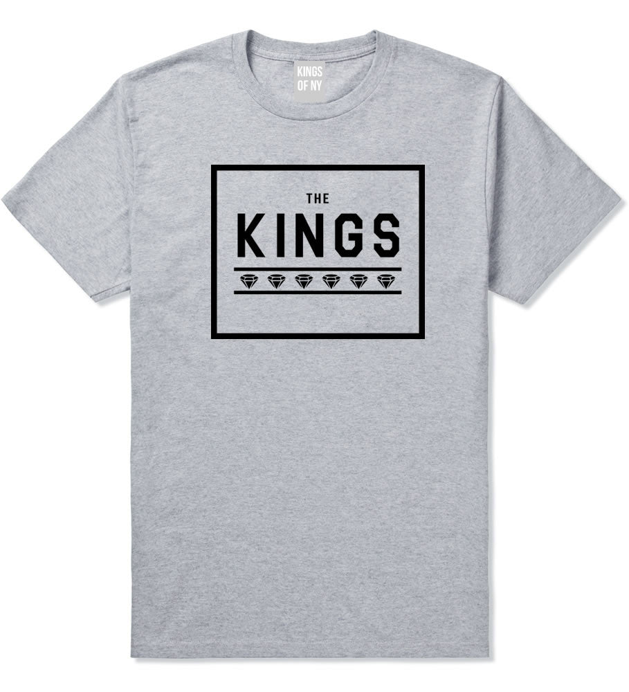 The Kings Diamonds Boys Kids T-Shirt in Grey by Kings Of NY