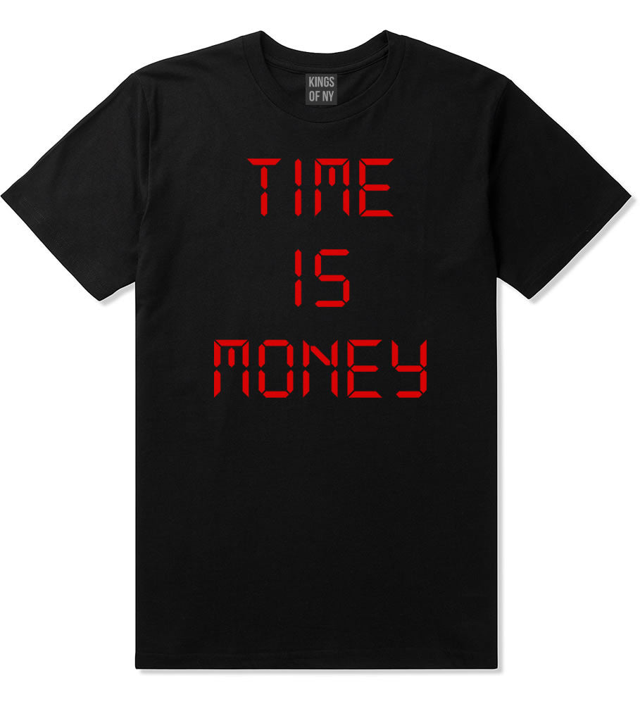 Time Is Money T-Shirt in Black By Kings Of NY