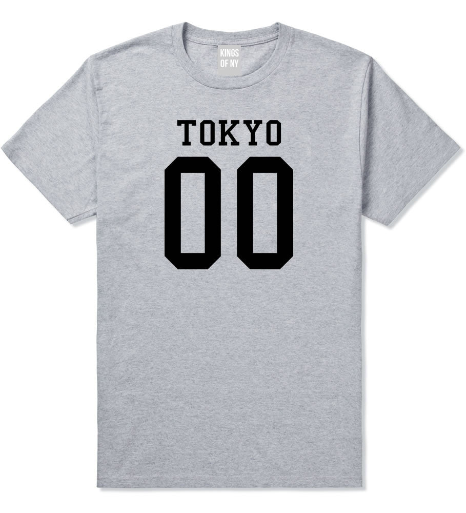 Tokyo Team 00 Jersey Japan T-Shirt in Grey By Kings Of NY