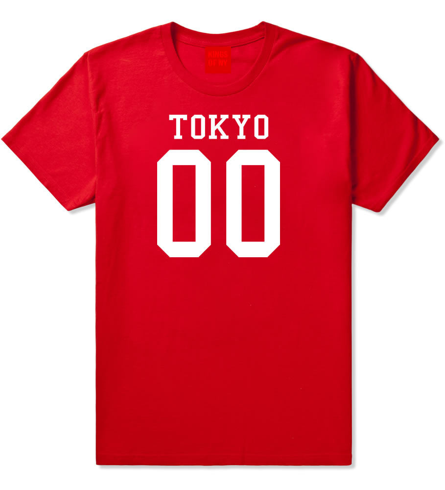 Tokyo Team 00 Jersey Japan T-Shirt in Red By Kings Of NY