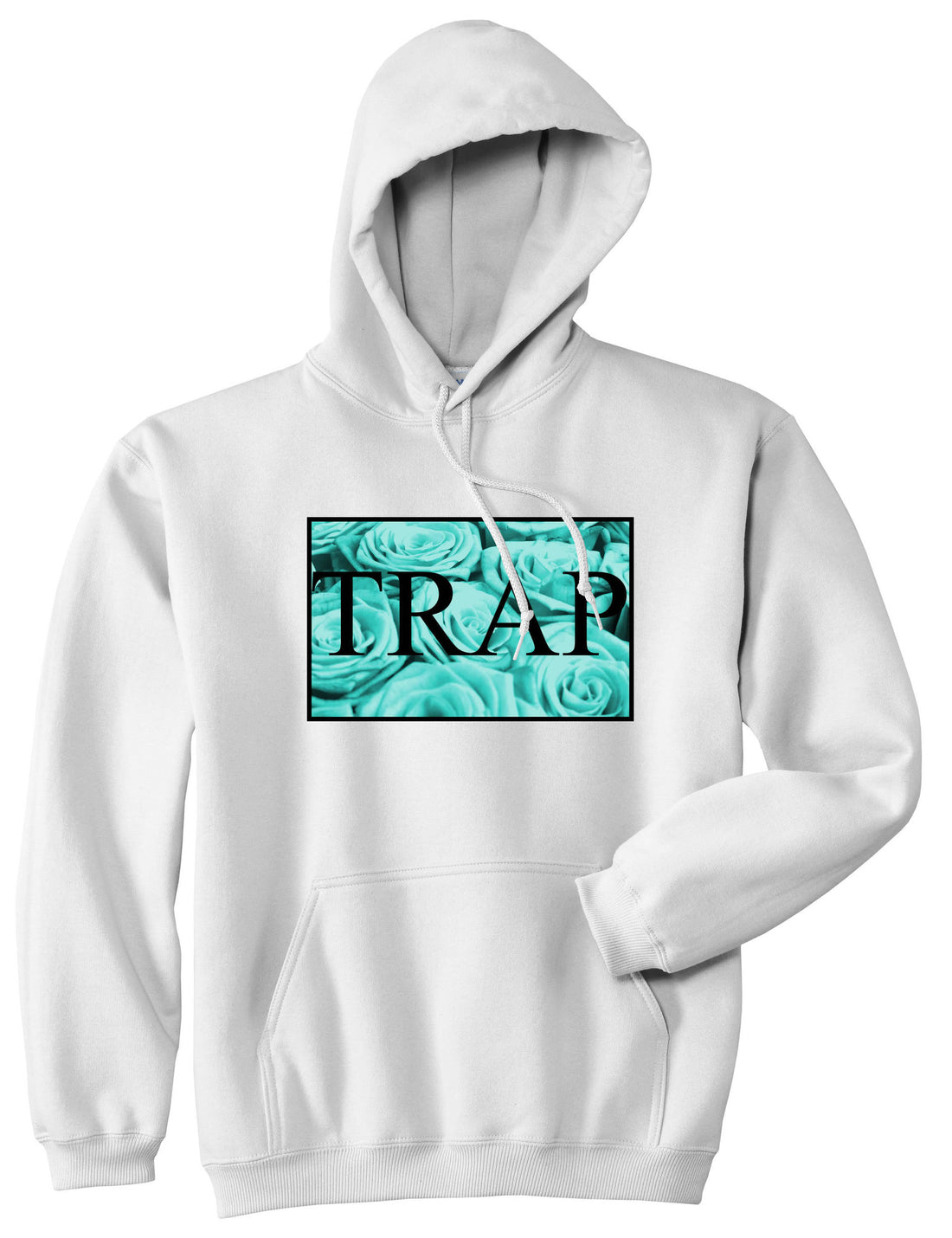 Trap Floral Style Hood Music Hood Dope Boys Kids Pullover Hoodie Hoody in White by Kings Of NY