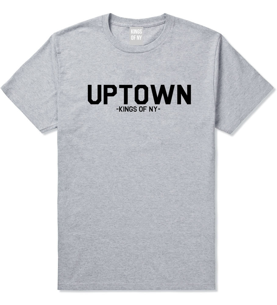 UPTOWN nyc New York T-Shirt in Grey