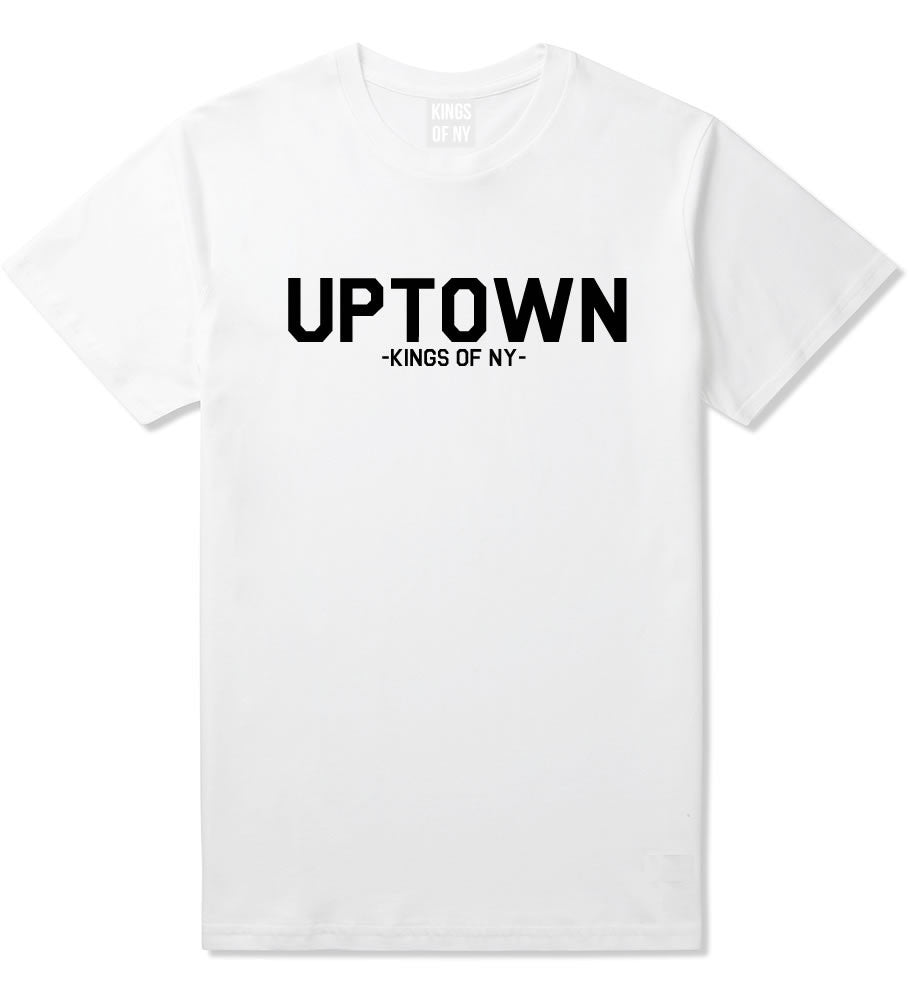 UPTOWN nyc New York T-Shirt in White