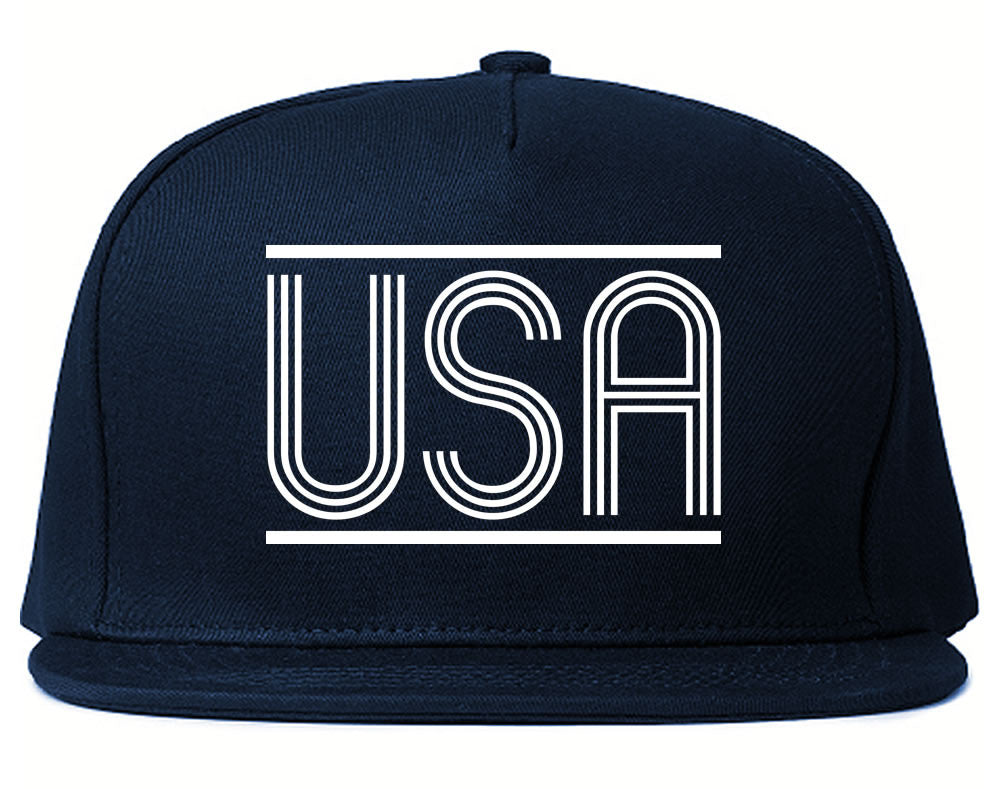 USA America Fall15 Snapback Hat in Blue by Kings Of NY