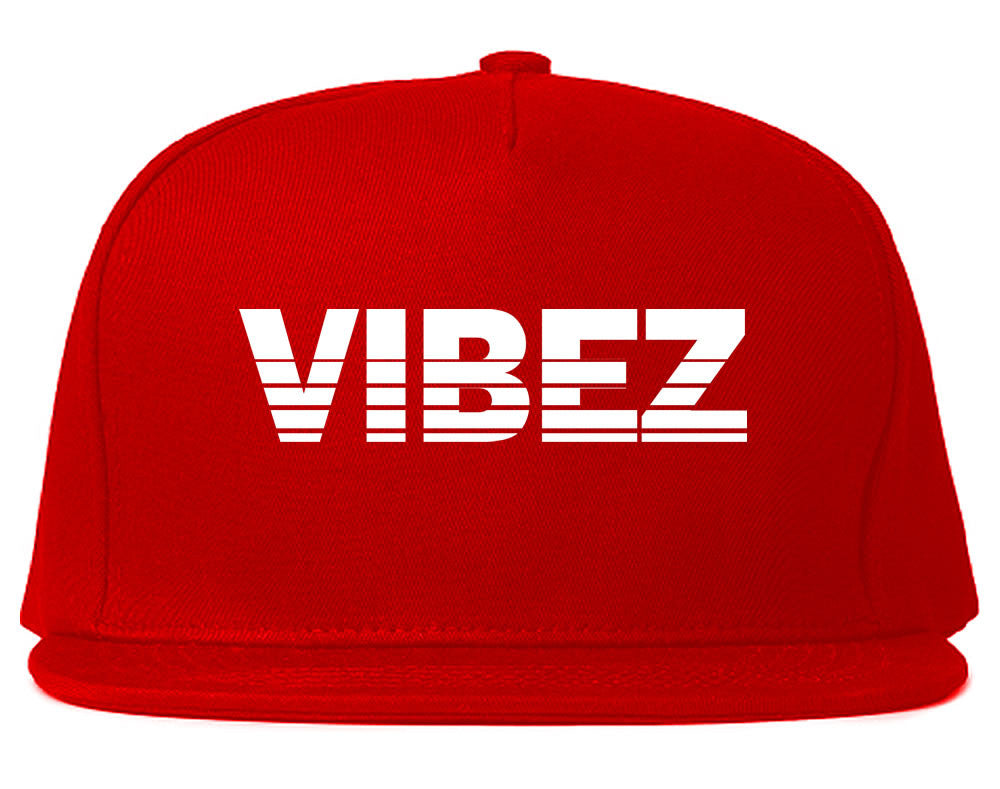 VIBEZ Racing Style Snapback Hat in Red by Kings Of NY