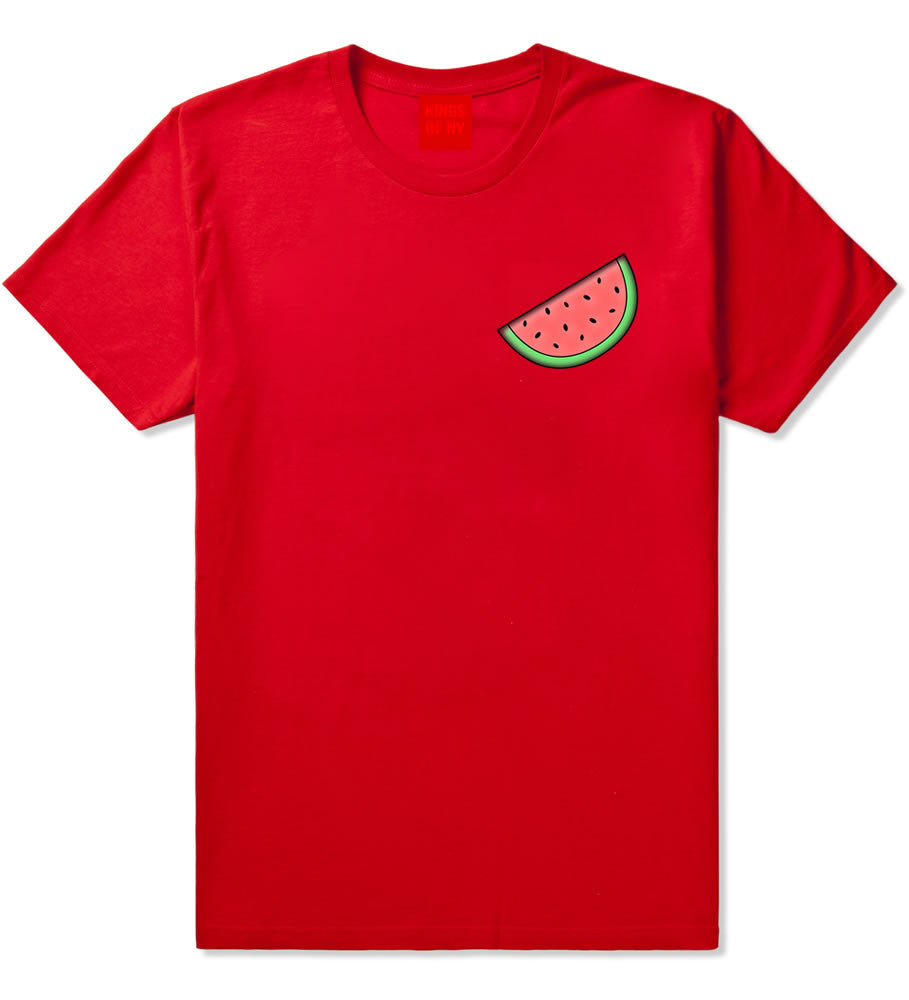 Watermelon Emoji Meme Chest T-Shirt